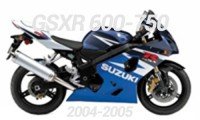 2004-2005 GSXR 600-750 Carenados