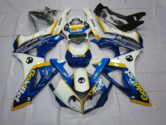 Alien Azul & Blanco 2009-2014 S1000RR Carenados Moto