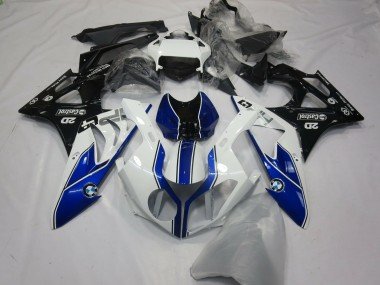 Alienígena Azul & Blanco 2009-2014 S1000RR Carenados Moto