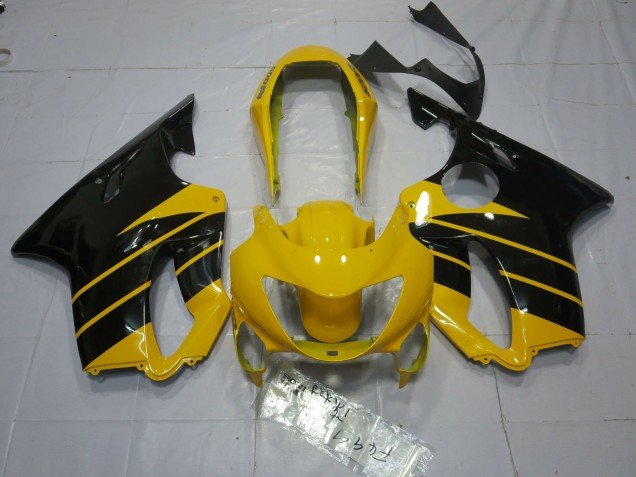 Amarillo Brillante & Negro 1999-2000 CBR600 F4 Carenados Moto