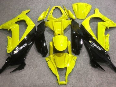 Amarillo Brillante & Negro 2016-2019 ZX10R Carenados Moto