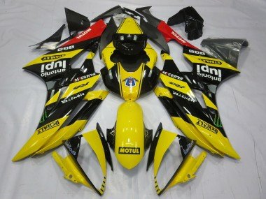 Amarillo Motul 2006-2007 R6 Carenados Moto