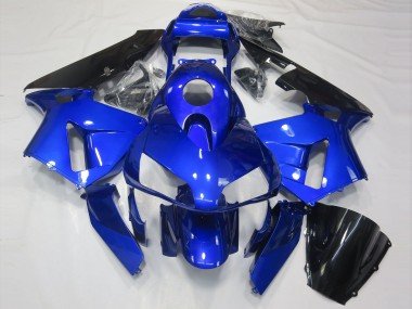 Azul Brillante & Negro 2003-2004 CBR600RR Carenados Moto