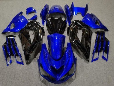 Azul Brillante & Negro 2012-2021 ZX14R Carenados Moto