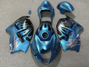 Azul Cielo & Negro 1997-2007 GSXR 1300 Carenados Moto