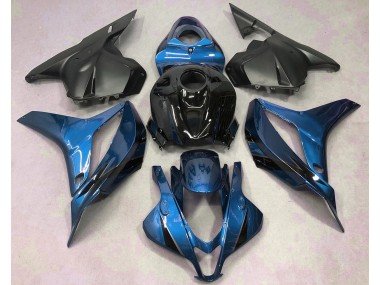 Azul Claro Con Negro 2009-2012 CBR600RR Carenados Moto