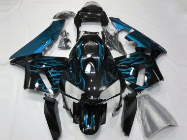 Azul Claro Llama 2003-2004 CBR600RR Carenados Moto
