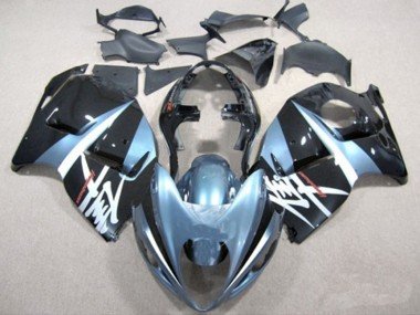 Azul Claro & Negro 1997-2007 GSXR 1300 Carenados Moto