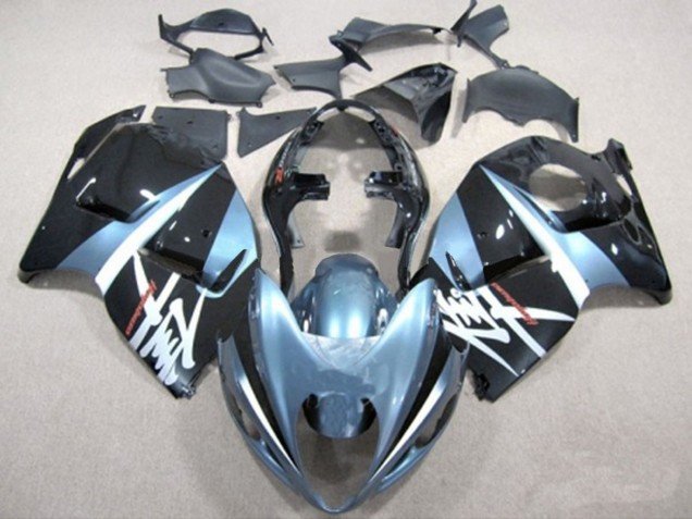 Azul Claro & Negro 1997-2007 GSXR 1300 Carenados Moto