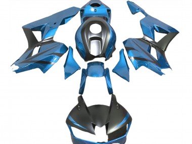 Azul Claro & Negro Mate 2013-2023 CBR600RR Carenados Moto