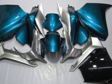 Azul Claro & Plateado 2010-2013 VFR1200 Carenados Moto