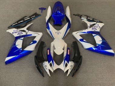 Azul Corona 2006-2007 GSXR 600-750 Carenados Moto