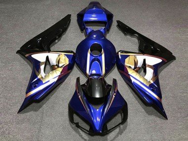 Azul & Dorado 2006-2007 CBR1000RR Carenados Moto