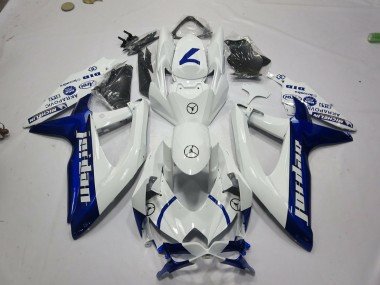 Azul Jordan 2008-2010 GSXR 600-750 Carenados Moto