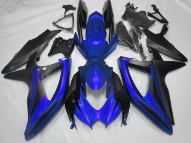 Azul Mate Sin R 2008-2010 GSXR 600-750 Carenados Moto