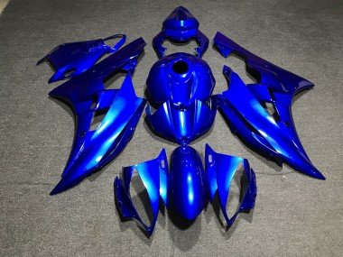 Azul Metálico Liso 2006-2007 R6 Carenados Moto