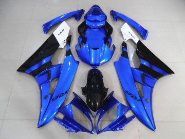 Azul Personalizado 2006-2007 R6 Carenados Moto