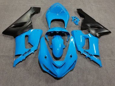 Azul Vibrante 2005-2006 ZX6R Carenados Moto