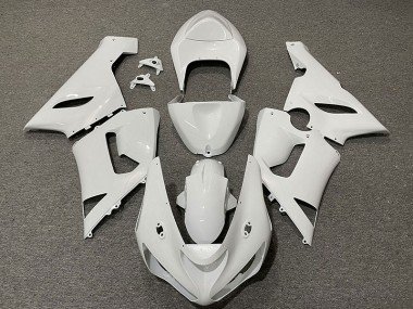 Blanco Brillante 2005-2006 ZX6R Carenados Moto