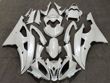 Blanco Brillante 2008-2016 R6 Carenados Moto