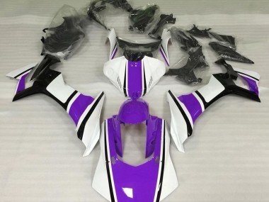 Blanco Brillante Morado & Negro 2015-2019 R1 Carenados Moto