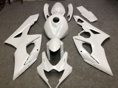 Blanco Brillo Liso 2005-2006 GSXR 1000 Carenados Moto