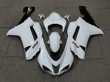 Blanco Liso Brillante 2007-2008 ZX6R Carenados Moto