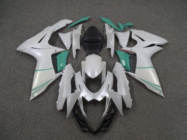 Blanco Perla & Azul T 2011-2024 GSXR 600-750 Carenados Moto