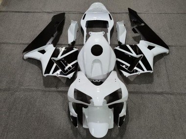 Blanco Perla & Negro 2003-2004 CBR600RR Carenados Moto