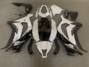 Blanco Perla & Negro 2011-2015 ZX10R Carenados Moto