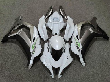 Blanco Perla & Plata 2016-2019 ZX10R Carenados Moto