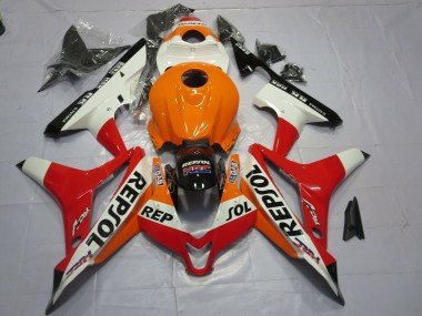 Blanco Repsol 2007-2008 CBR600RR Carenados Moto