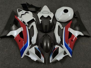 Blanco Rojo & Azul 2008-2016 R6 Carenados Moto