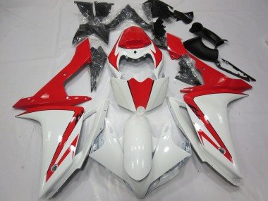 Blanco Rojo Personalizado 2007-2008 R1 Carenados Moto
