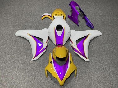 Brillo Amarillo & Morado 2008-2011 CBR1000RR Carenados Moto