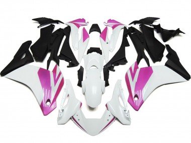 Brillo Rosa & Blanco 2011-2014 CBR250RR Carenados Moto