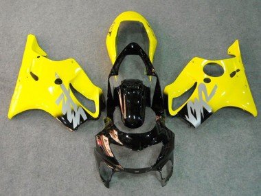 Calcomanía Plateada Amarilla 1999-2000 CBR600 F4 Carenados Moto