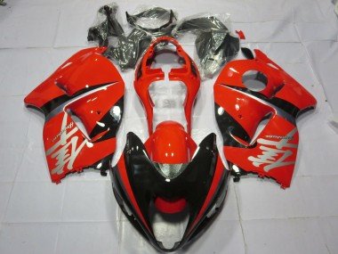 Calcomanía Plateada Roja & Negra 1997-2007 GSXR 1300 Carenados Moto
