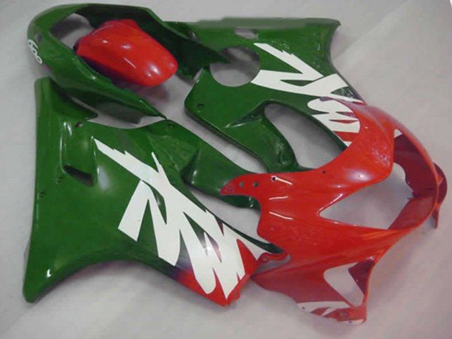 Calcomanía Verde Roja & Blanca 1999-2000 CBR600 F4 Carenados Moto