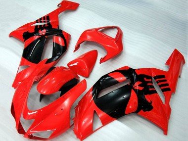 Craneo Rojo 2007-2008 ZX6R Carenados Moto