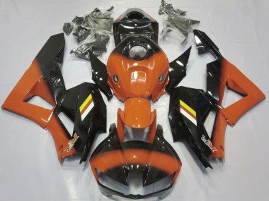 Desvanecimiento Naranja Brillante & Negro 2013-2023 CBR600RR Carenados Moto