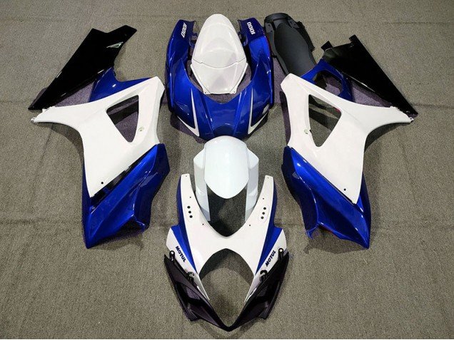 Diseño Personalizado Azul 2007-2008 GSXR 1000 Carenados Moto