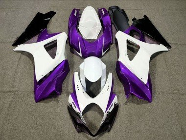 Diseño Personalizado Morado 2007-2008 GSXR 1000 Carenados Moto