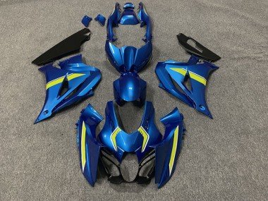 Estilo Común Azul 2017-2023 GSXR 1000 Carenados Moto