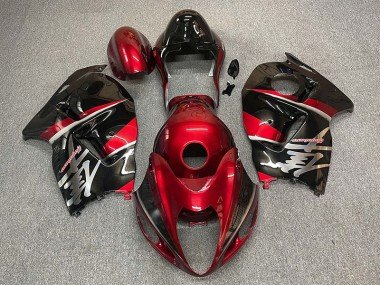 Estilo Granate & Negro 1997-2007 GSXR 1300 Carenados Moto