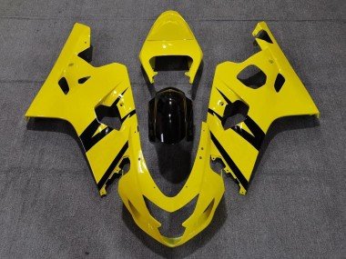Estilo Personalizado OEM Amarillo Brillante Brillante 2004-2005 GSXR 600-750 Carenados Moto