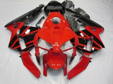 Estilo Rojo & Negro OEM 2003-2004 CBR600RR Carenados Moto