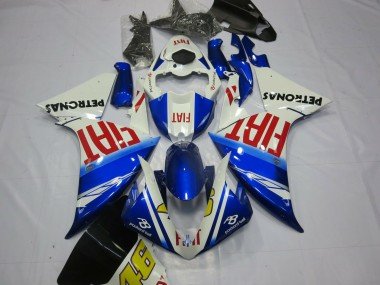 Fiat Con Azul Claro 2012-2014 R1 Carenados Moto