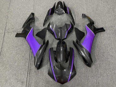 Fibra De Carbono & Morado 2015-2019 R1 Carenados Moto