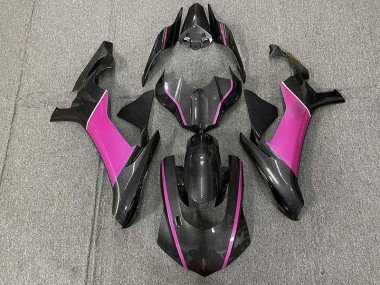 Fibra De Carbono & Rosa 2015-2019 R1 Carenados Moto